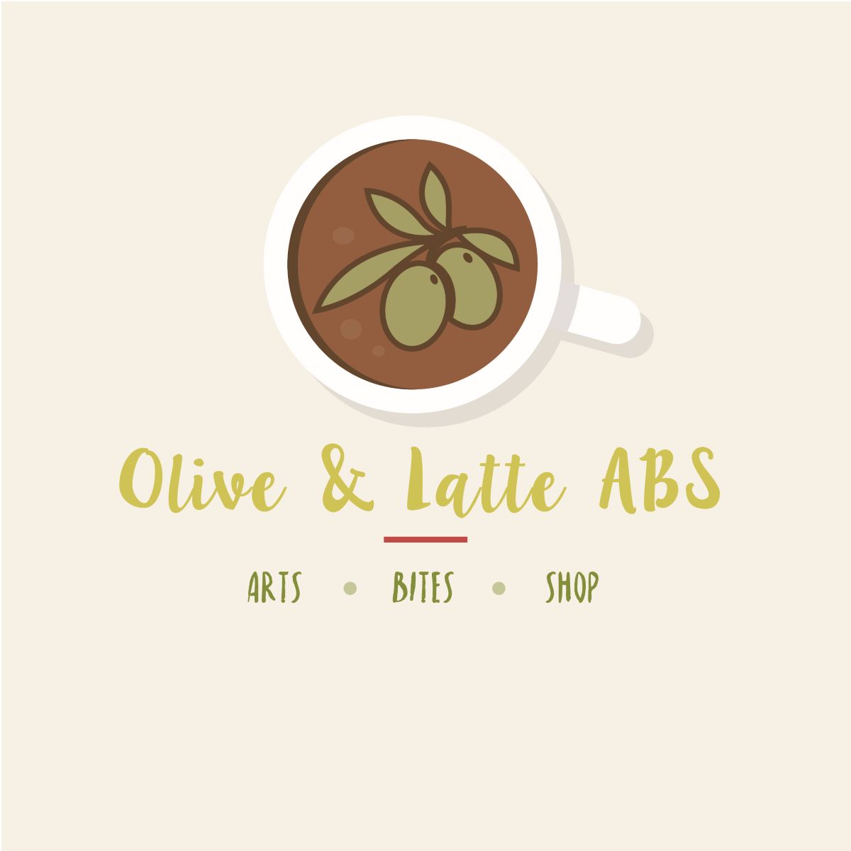 Olive and Latte Family Logo